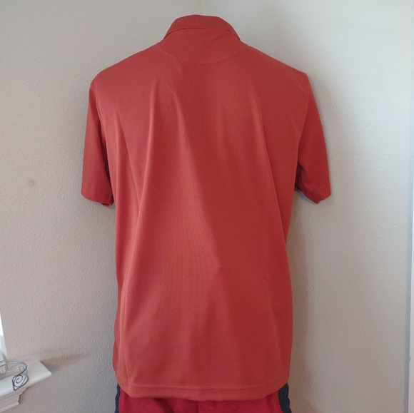 EDWARDS Cayenne Orange Men’s Mesh 10% Polyester Polo Shirt Athletic Wear Size XL - Picture 2 of 6